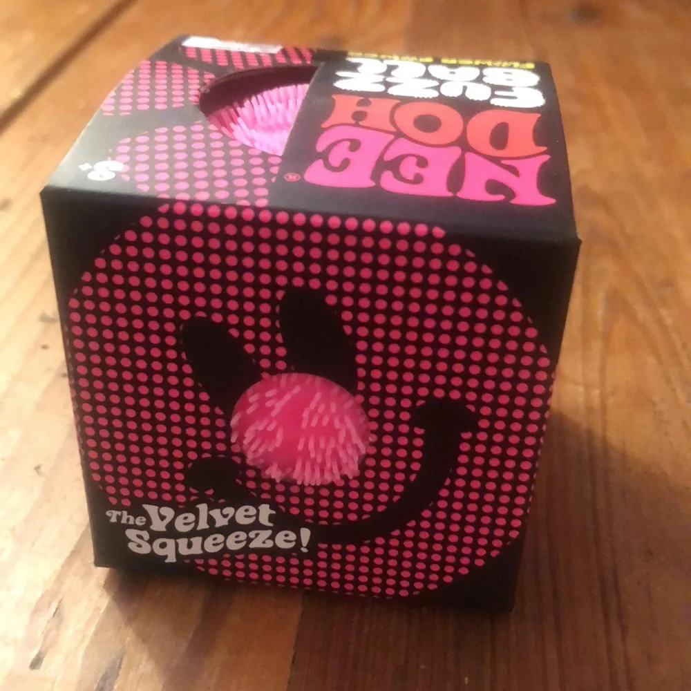 Super NeeDoh Fuzzball Stress Ball Fidget Toy - Huge 4.5
